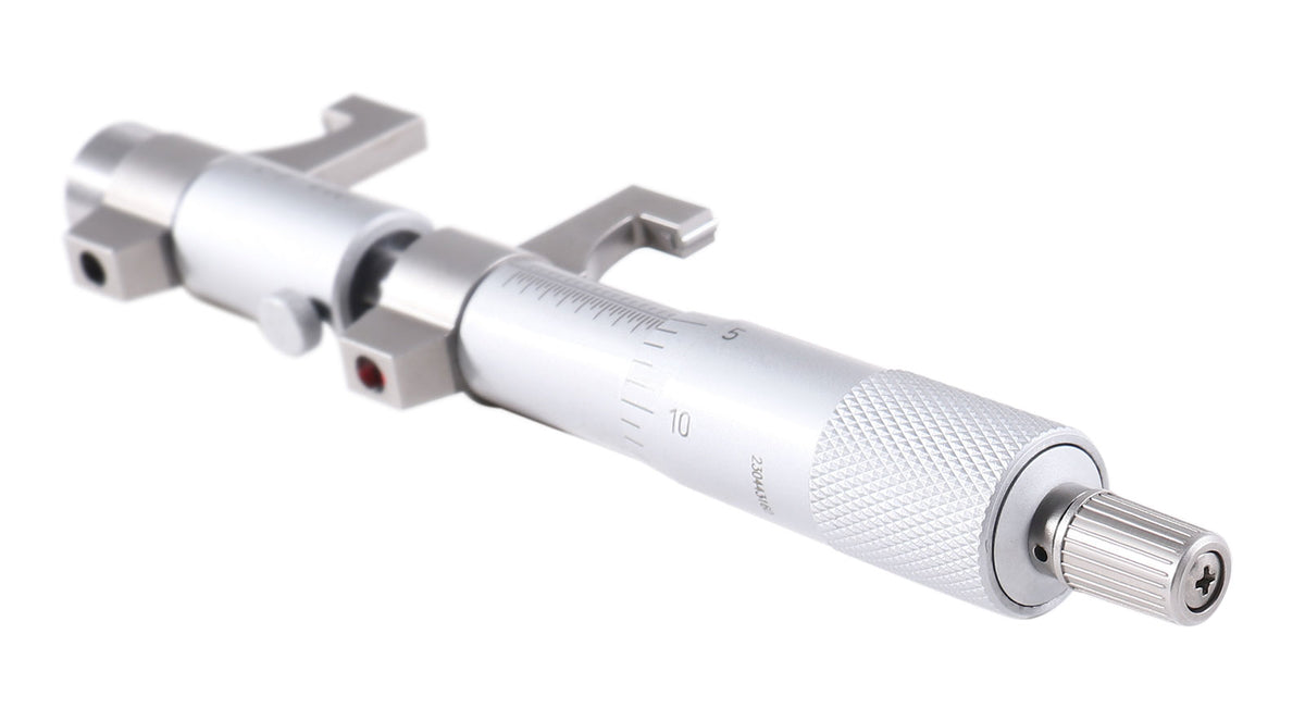 2-3'' by 0.001'' Inside Micrometer in Fitted Case, Satin Chrome Finished, Eg00-3223