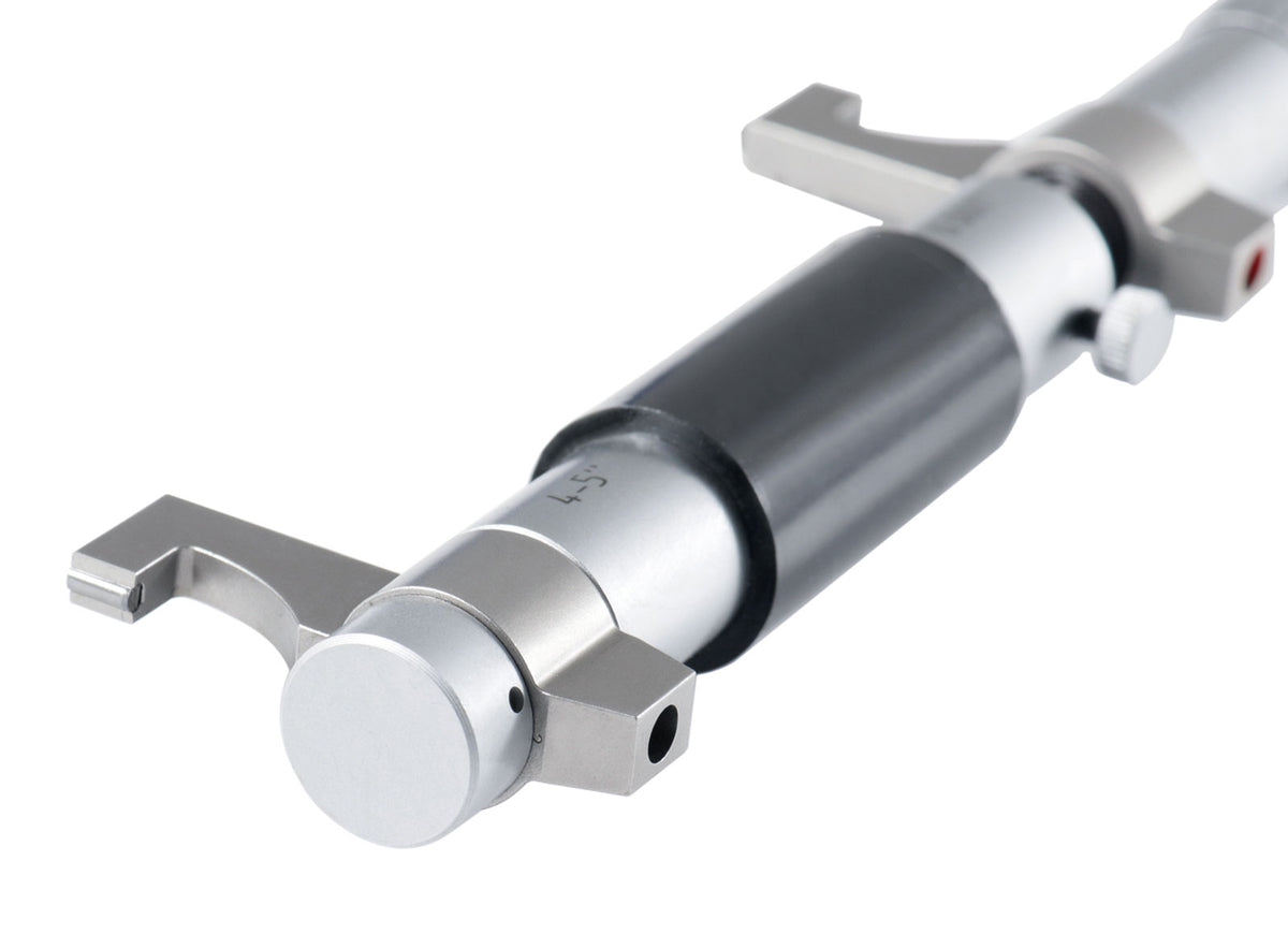 4-5'' by 0.001'' Inside Micrometer in Fitted Case, Satin Chrome Finished, Eg00-3225