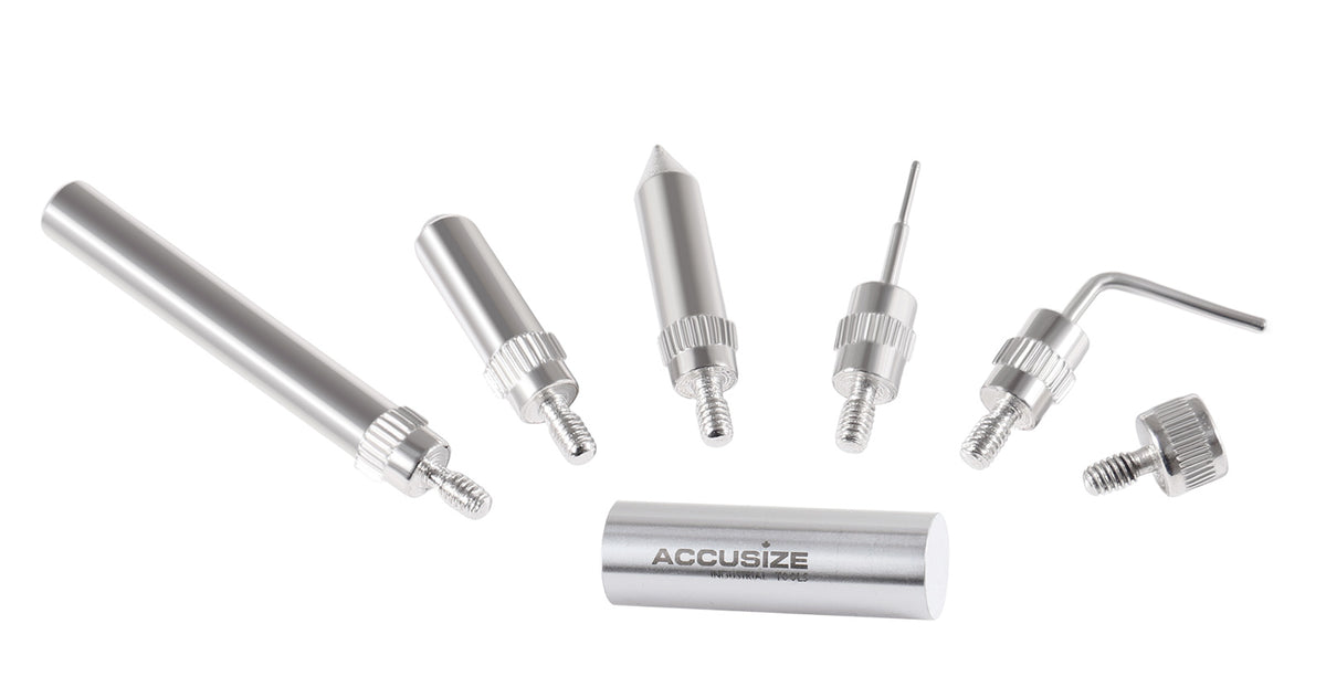 22 Piece, #4-48 Inch Thread, Steel, Indicator Point Kit, EG03-0100