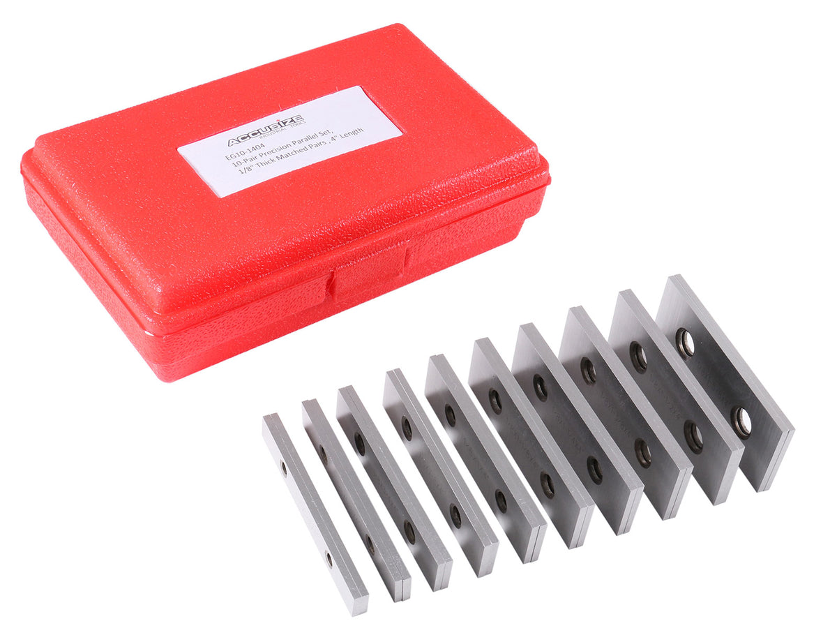 1/8" Thick Matched Pairs, 10-Pair Precision Parallel Set