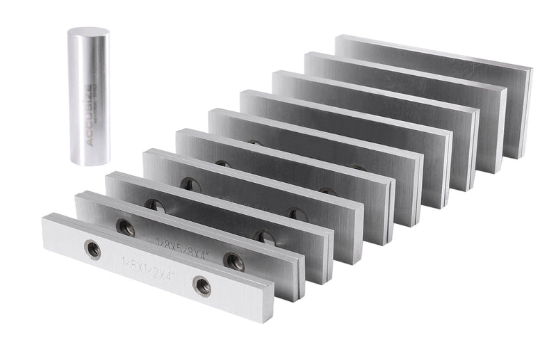 1/8" Thick Matched Pairs, 10-Pair Precision Parallel Set