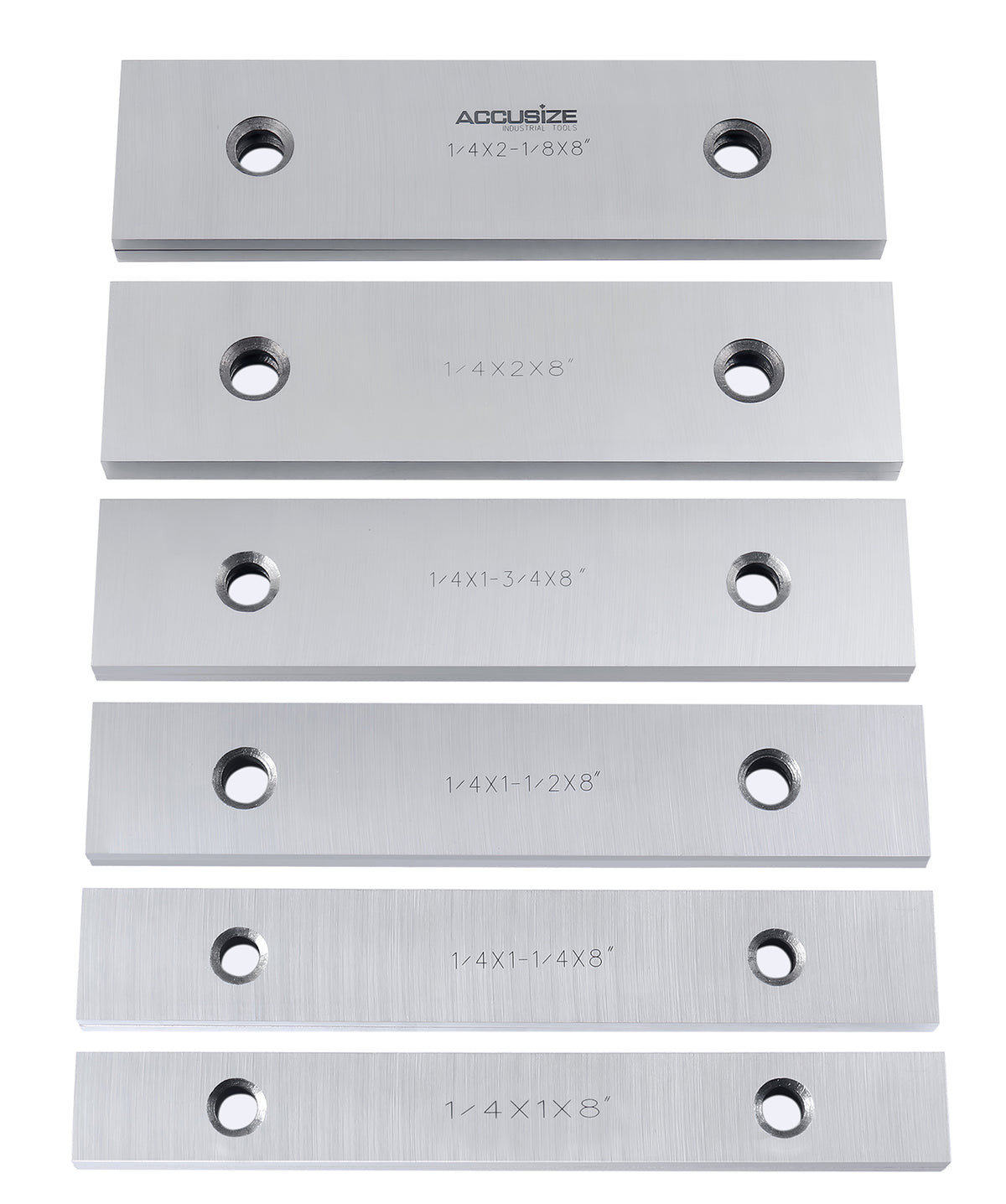 1/4" Thick Matched Pairs, 8" Length, 6-Pair Precision Parallel Set, EG10-1438