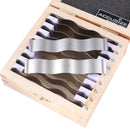 Accusize Wavy Parallel Set 9 Pairs 1/2 to 1-1/2 in Range
