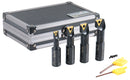 3/4" 4pc Indexable Stubby Length Boring Bar Set, w/Carbide TiN Coated TCMT Inserts and Extra Screws, EJ99-2180