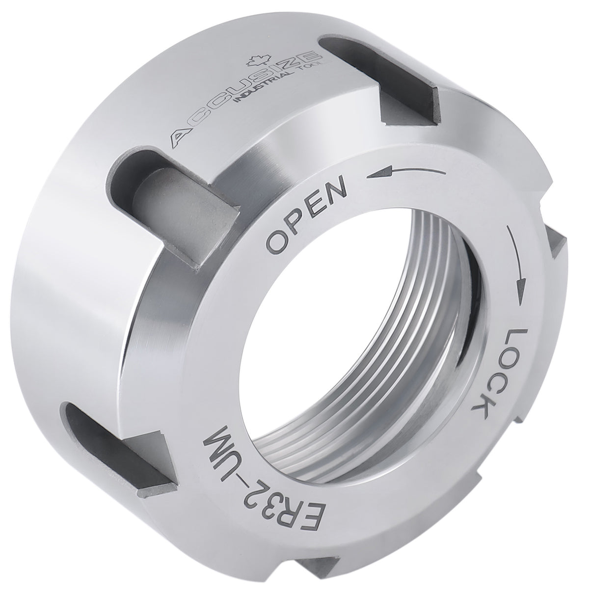 ER32 Slotted Collet Nut, Balanced to 20,000 RPM at G2.5, ER32-NUT