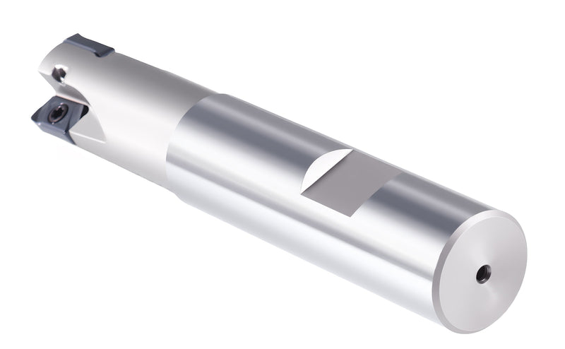 HFEM Indexable End Mills with Carbide, TiAlN Coated LNMU030312R Inserts,