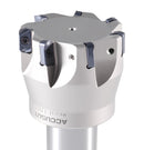 HFEM High Feed Indexable End Mills with Carbide, TiAlN Coated LNMU030312R Inserts