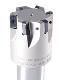 HFEM High Feed Indexable End Mills with Carbide, TiAlN Coated LNMU030312R Inserts