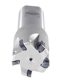 HFEM High Feed Indexable End Mills with Carbide, TiAlN Coated LNMU030312R Inserts