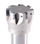 HFEM High Feed Indexable End Mills with Carbide, TiAlN Coated LNMU030312R Inserts