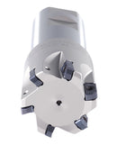 HFEM High Feed Indexable End Mills with Carbide, TiAlN Coated LNMU030312R Inserts