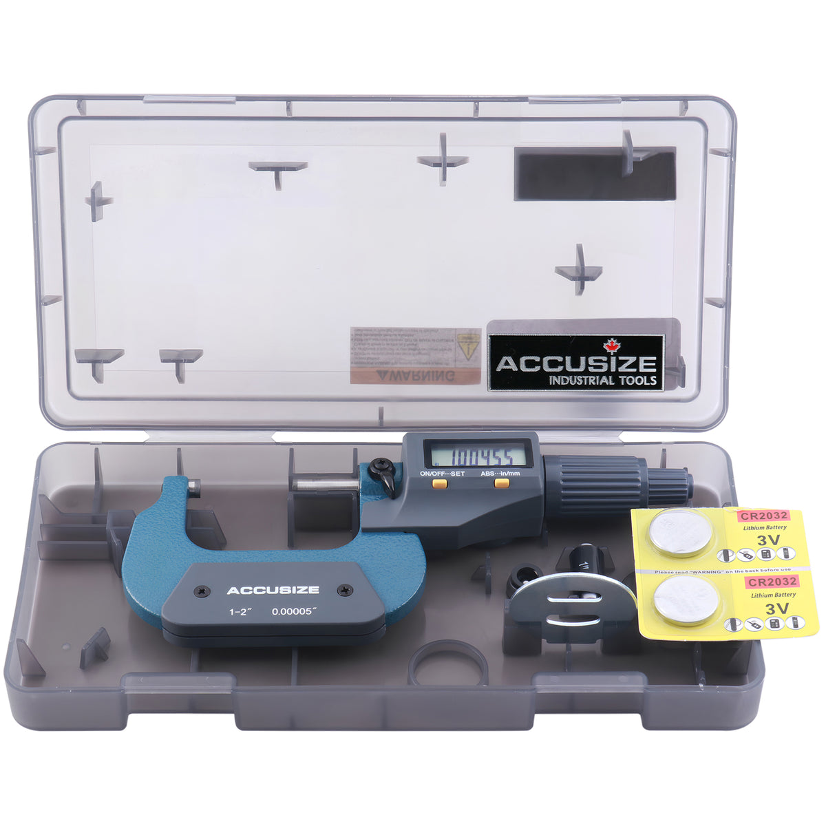 Outside Micrometer, 1-2 in/25-50 mm, MD71-0002