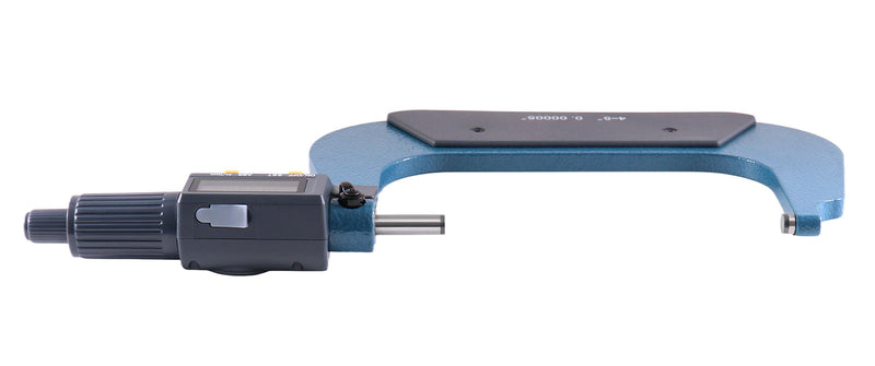 4-5''/100-125 mm by 0.00005''/0.001 mm 2 Keys Electronic Digital Outside Micrometer, Metric/Imperial, Md71-0005