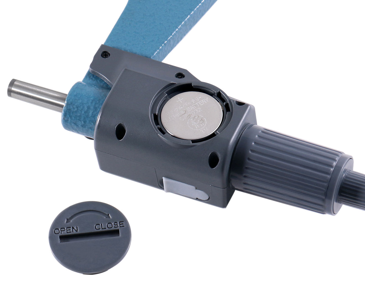 4-5''/100-125 mm by 0.00005''/0.001 mm 2 Keys Electronic Digital Outside Micrometer, Metric/Imperial, Md71-0005