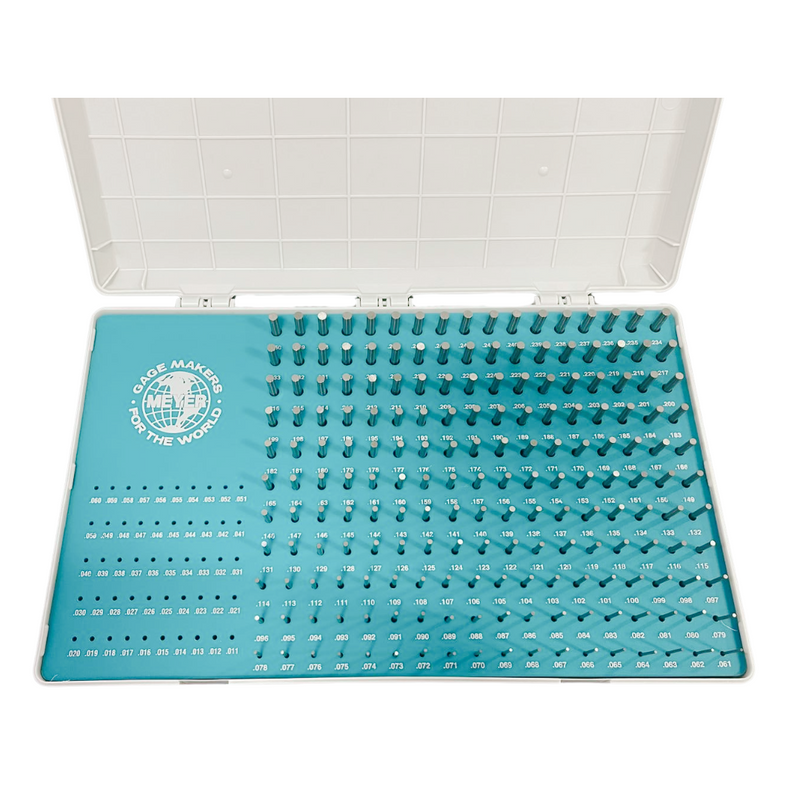Meyer Class Z Pin Gage Sets (Inch) with NIST Certificate, Made in USA Meyer Class Z Pin Gage Sets (Inch) with NIST Certificate, Made in USA