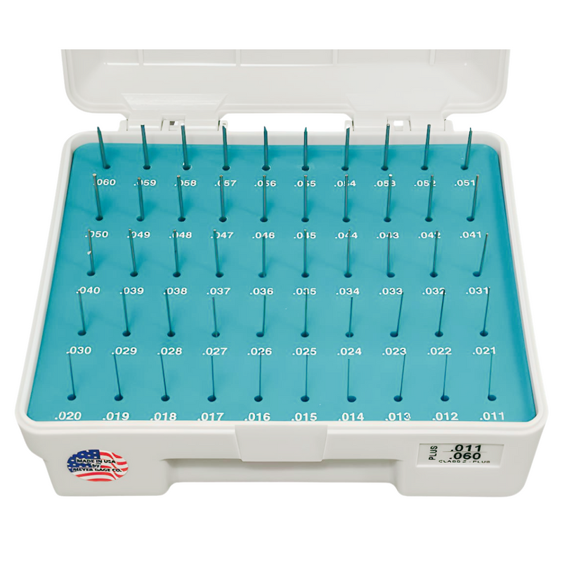 Meyer Class Z Pin Gage Sets (Inch) with NIST Certificate, Made in USA Meyer Class Z Pin Gage Sets (Inch) with NIST Certificate, Made in USA