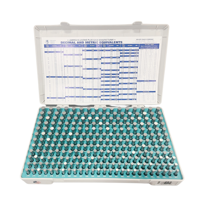 thumbnail image 2 of HFS 125-Piece M3 .501-.625 Class ZZ Steel Pin Gage Set Plus - Model PGAGE-M3-125PCS 2 of 3