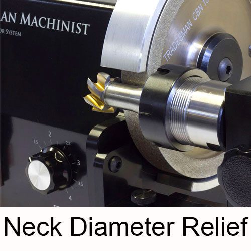 Cuttermasters End Mill Neck, Cut Off and Flat Package (Single), T6SNC