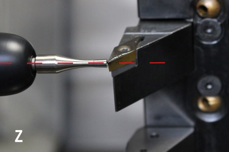 TSCHORN 3D Tester Edge Finder DREHplus V2, 3/4" (19.05mm) Shank, 0.14" - 0.12" (3.6 - 3.2mm) Sensing Tip, Measuring All Axes & Rotating Center, 4940-0034