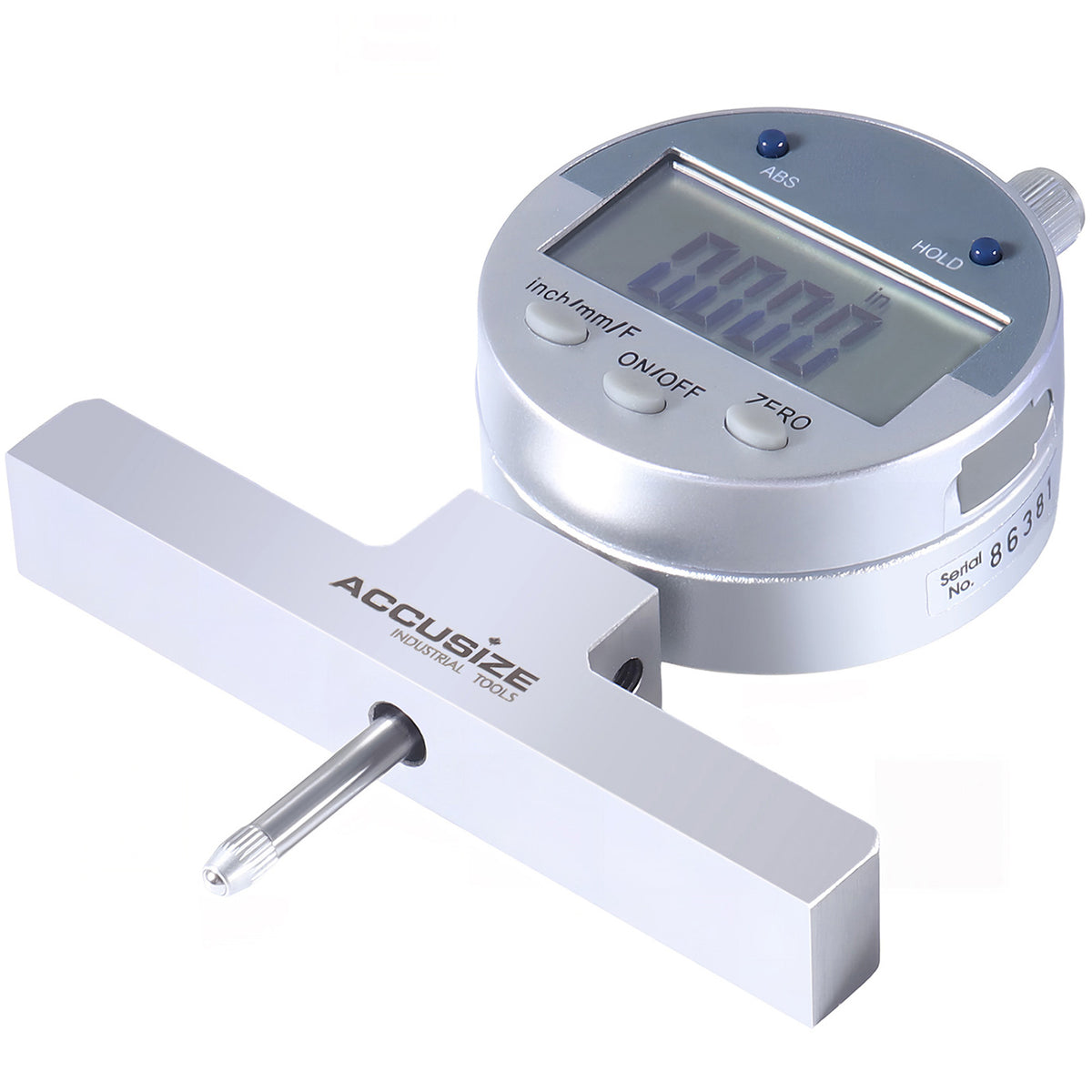 Accusize 0-22 in Digital Depth Gauge with Small-Hole Points, P103-0188