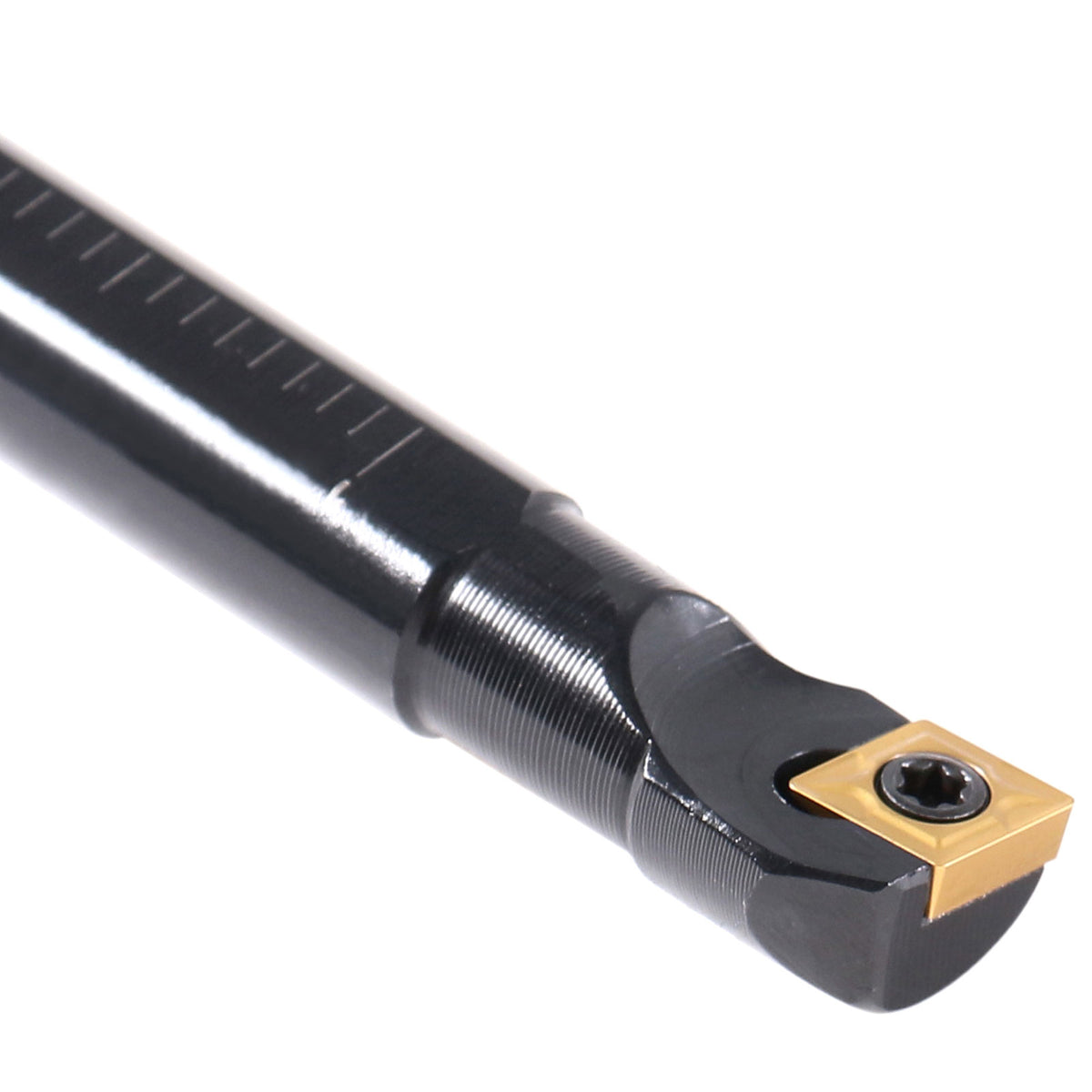 3/8'' x 6'' Overall Length, Rh Sclcr Indexable Boring Bar with Ccmt21.5 Carbide Inserts, P252-S401