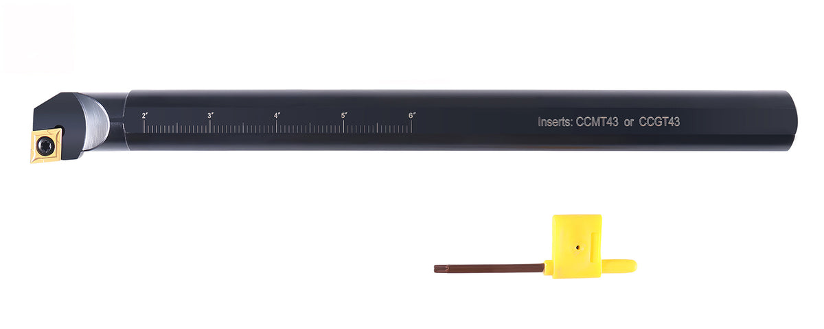 1'' Sclcr Indexable Boring Bar with Ccmt432 Insert Installed, P252-S409