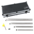 Sclcr 4 Pc Indexable Boring Bar Set, Without Inserts, Working with Ccmt 32.5 and Cctg 32.5 Inserts, 1/2", 5/8", 3/4", & 1",P252-S411