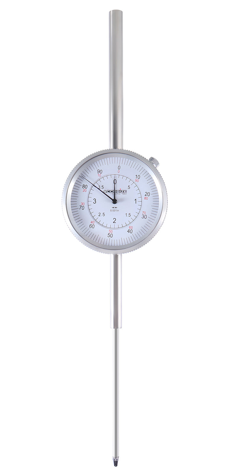 '- 0-4'' x 0.001'' Dial Indicator with Back Lug, P900-S105