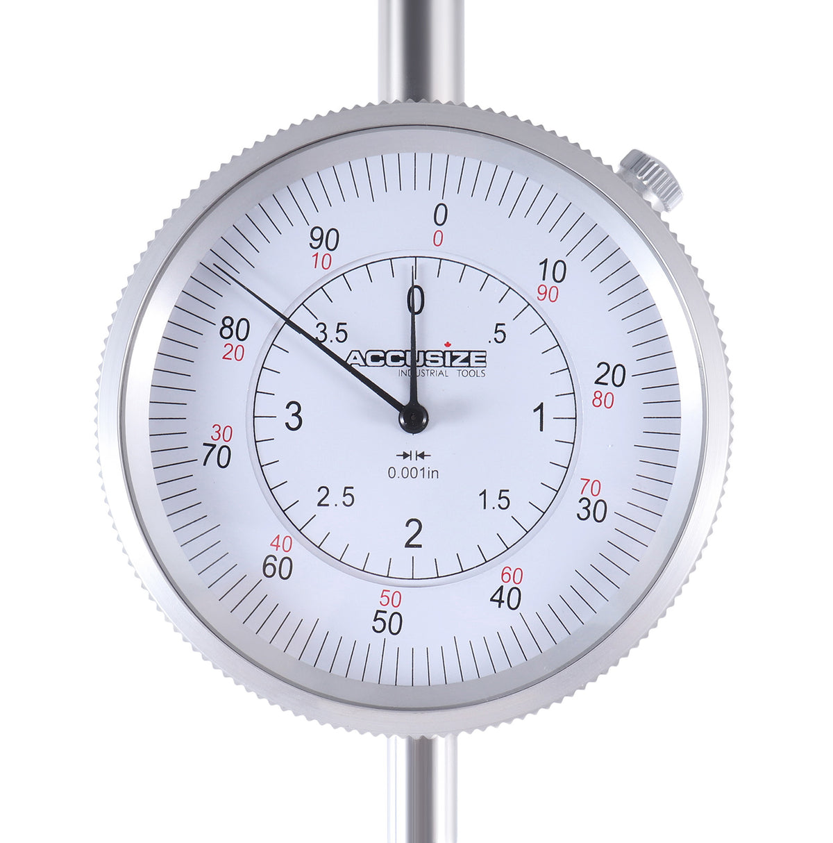 '- 0-4'' x 0.001'' Dial Indicator with Back Lug, P900-S105