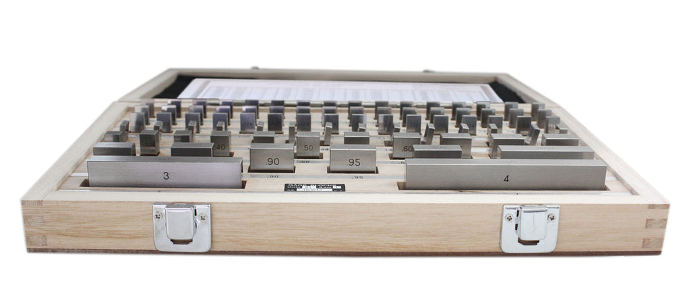 81 Pc Grade AS-1 Steel Gage Block Set, P900-S582