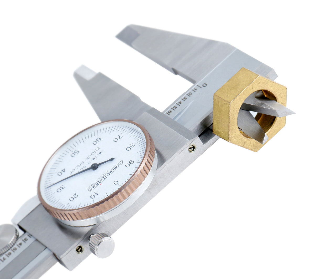 0-12 inch by 0.001 inch Precision Dial Caliper, Stainless Steel, in Fitted Box, P920-S212