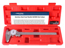 8''/200 mm by 0.001''/0.02 mm Dual Needle Precision Dial Caliper Stainless Steel in Fitted Case, Imperial/Metric, P920-S238