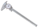 8''/200 mm by 0.001''/0.02 mm Dual Needle Precision Dial Caliper Stainless Steel in Fitted Case, Imperial/Metric, P920-S238