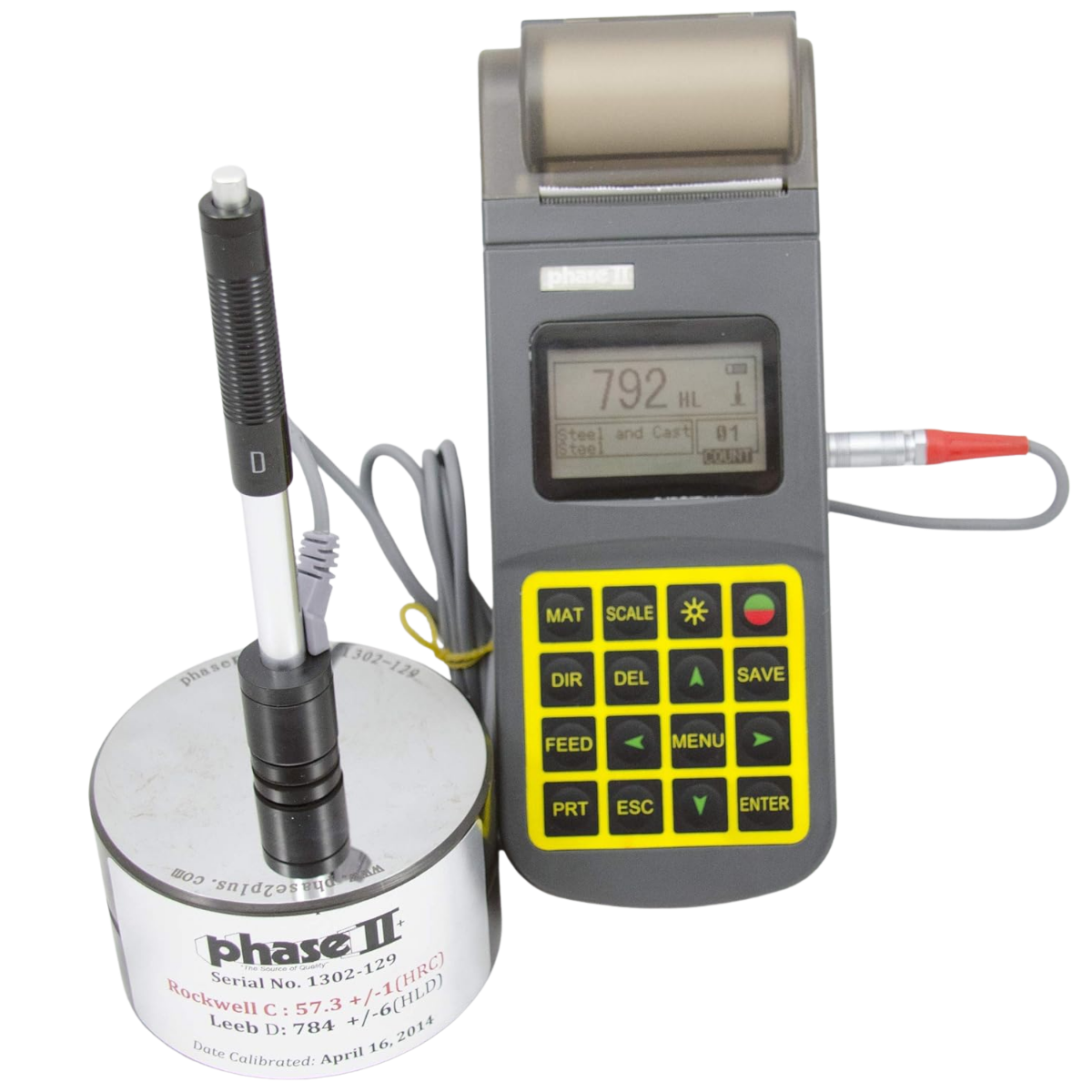 PHT-3500, Portable Hardness Tester with Mini Printer