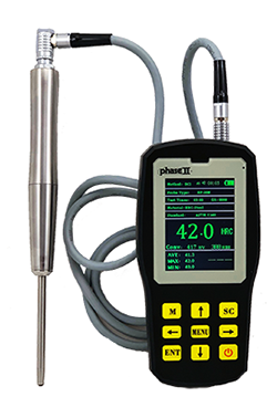 Phase II+ Ultrasonic Hardness with Long 1kgf Probe (Manual), #PHT-6011