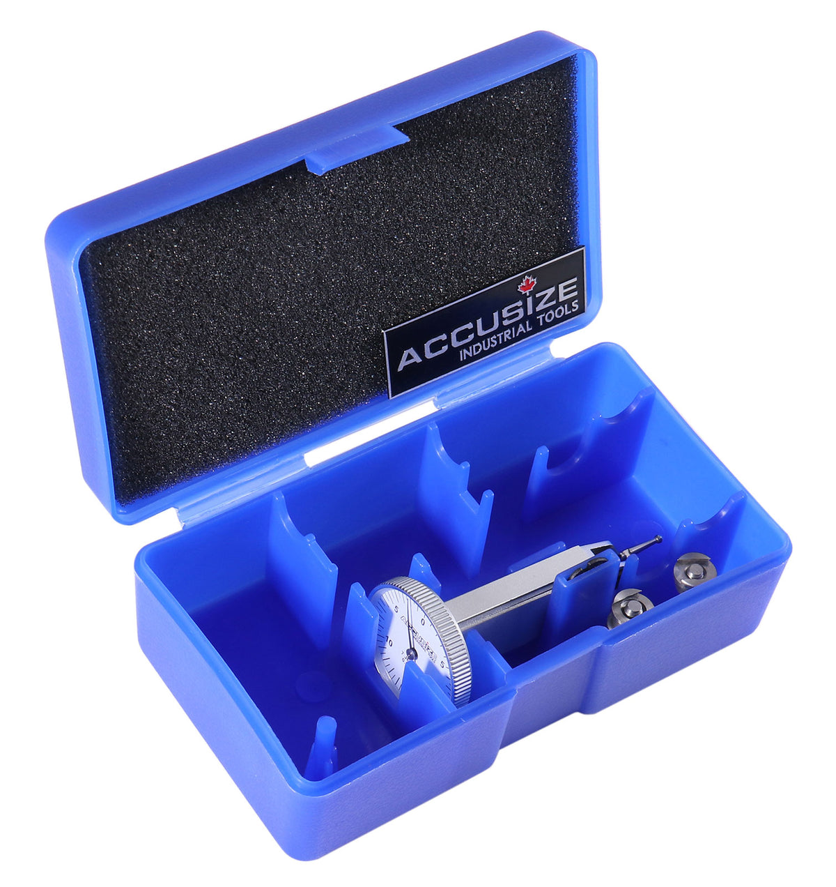 S900-C118 Vertical Dial Test Indicator in Fitted Box, 0.03 by 0.0005 in