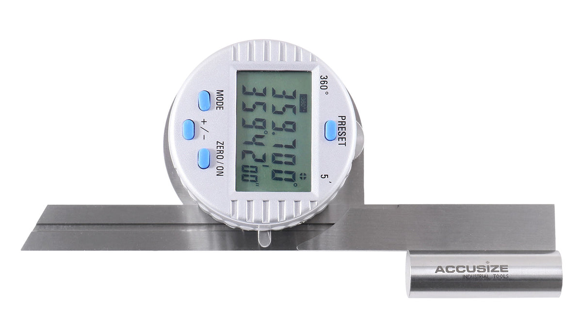 '- 0-360Degree Electronic Digital Universal Bevel Protractor, S907-C885