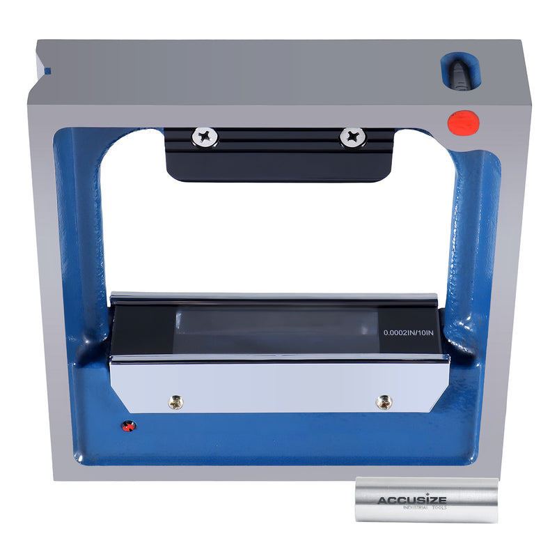 Accusize Tools - 6 x 6'' Precision Master Frame Spirit Levels x 0.0002''/10'', S908-C692
