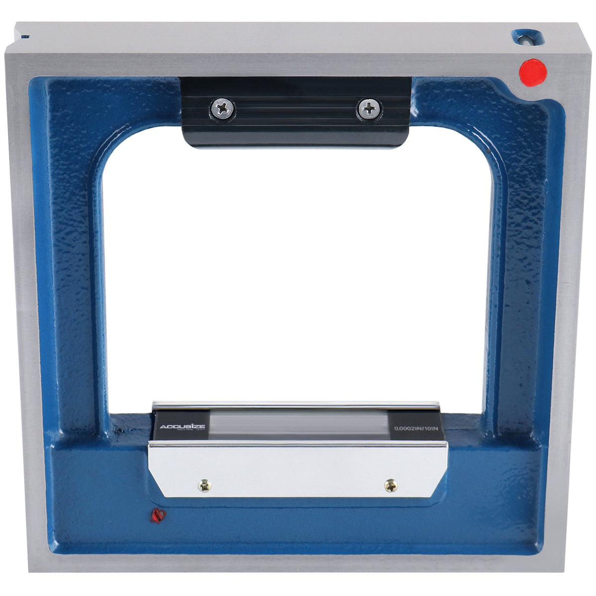 Accusize Master Frame Spirit Level, 8" x 8", 0.0002"/10" Sensitivity