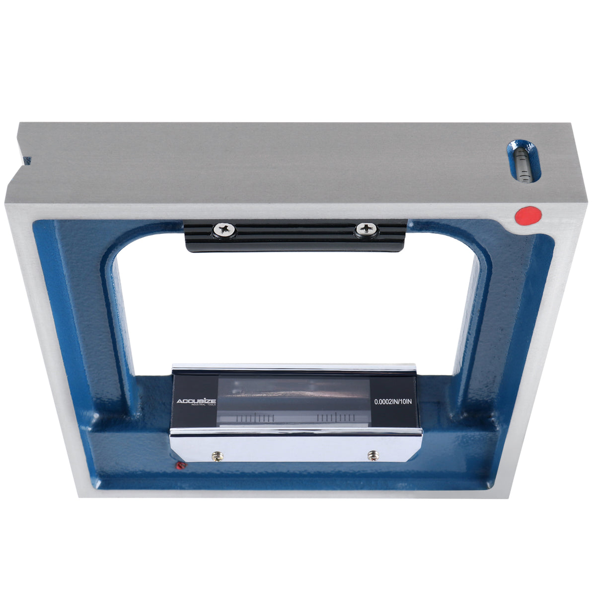 Accusize Master Frame Spirit Level, 8" x 8", 0.0002"/10" Sensitivity