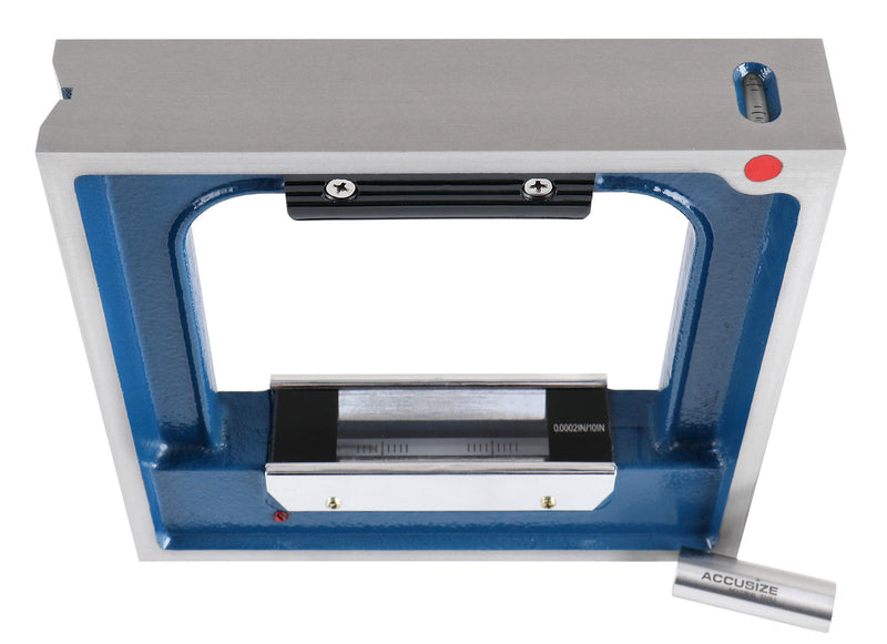 S908-C693 Precision Master Frame Spirit Level, 8 by 8 in