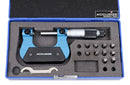 0-1'' by 0.001'' Screw Thread Micrometer with 5 Anvil in Fitted Box, S916-C750