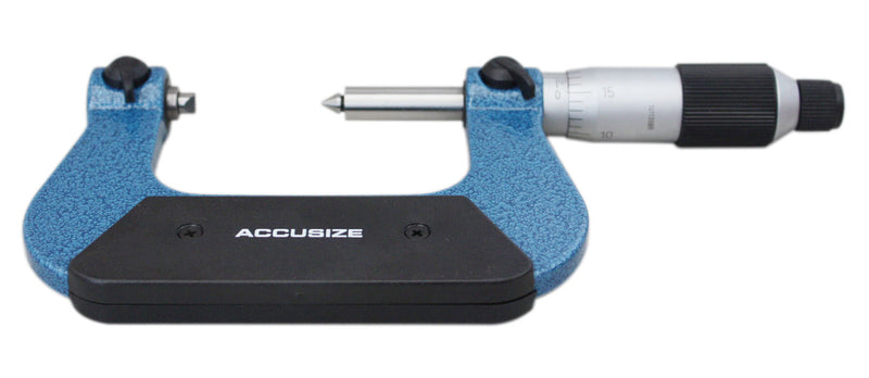 1-2'' X 0.0001'' Screw Thread Micrometer with 5 Anvil in Fitted Box, S916-C751