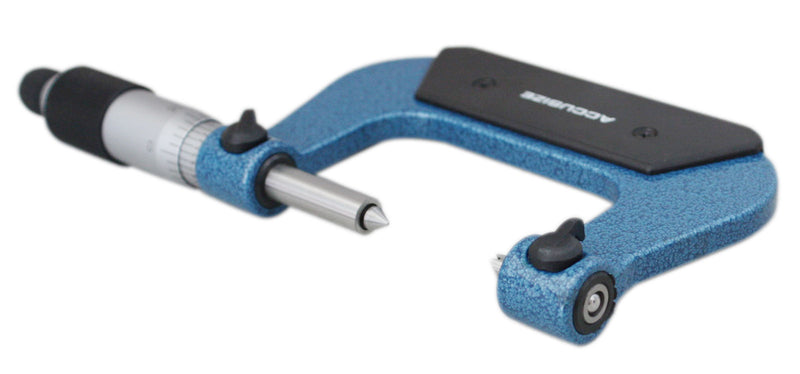 1-2'' X 0.0001'' Screw Thread Micrometer with 5 Anvil in Fitted Box, S916-C751