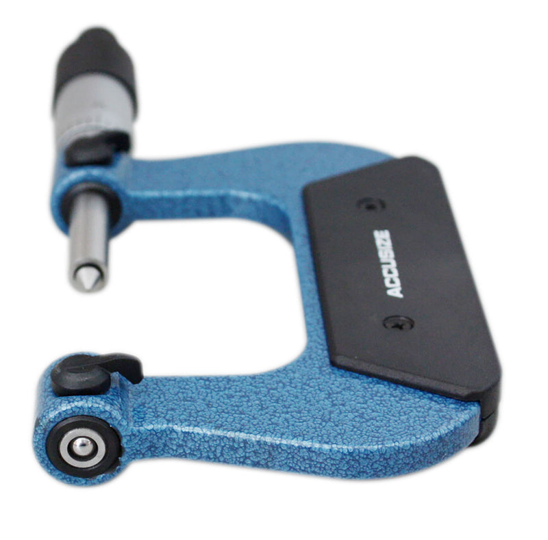 1-2'' X 0.0001'' Screw Thread Micrometer with 5 Anvil in Fitted Box, S916-C751