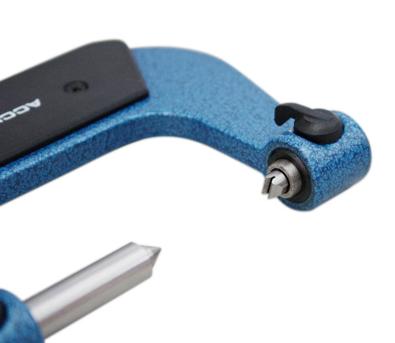 1-2'' X 0.0001'' Screw Thread Micrometer with 5 Anvil in Fitted Box, S916-C751