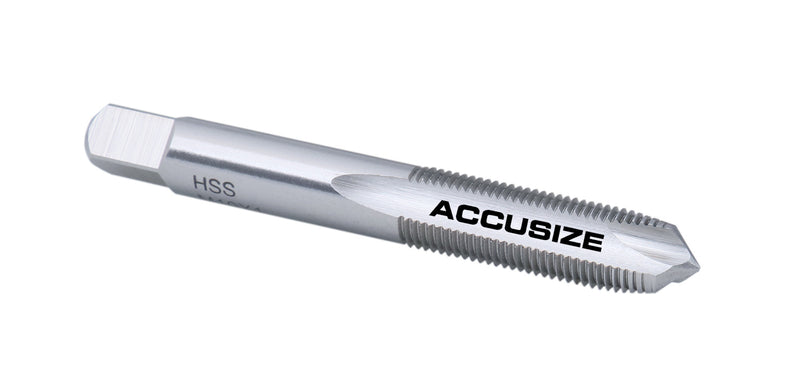 Accusize Tools - H.S.S. Metric Spiral Point Taps, American Standard, Fully Ground (Size: M10X1.0, Flute: 3)
