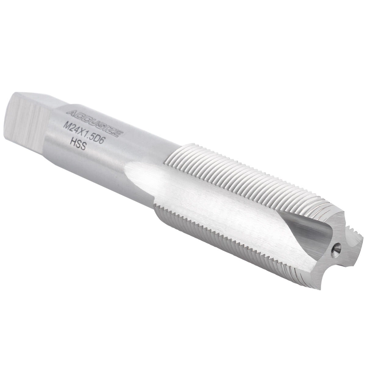 Accusize Metric Spiral Point Tap M24 x 1.5, HSS, 3-Flute