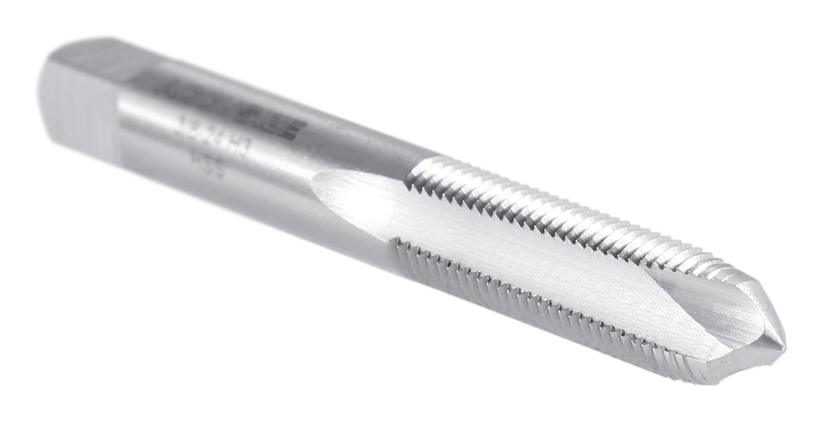Accusize Industrial Tools 3/8-24Nf H.S.S. Spiral Point Taps,3 Flutes, American Standard, Fully Ground, Spt-3/8-24