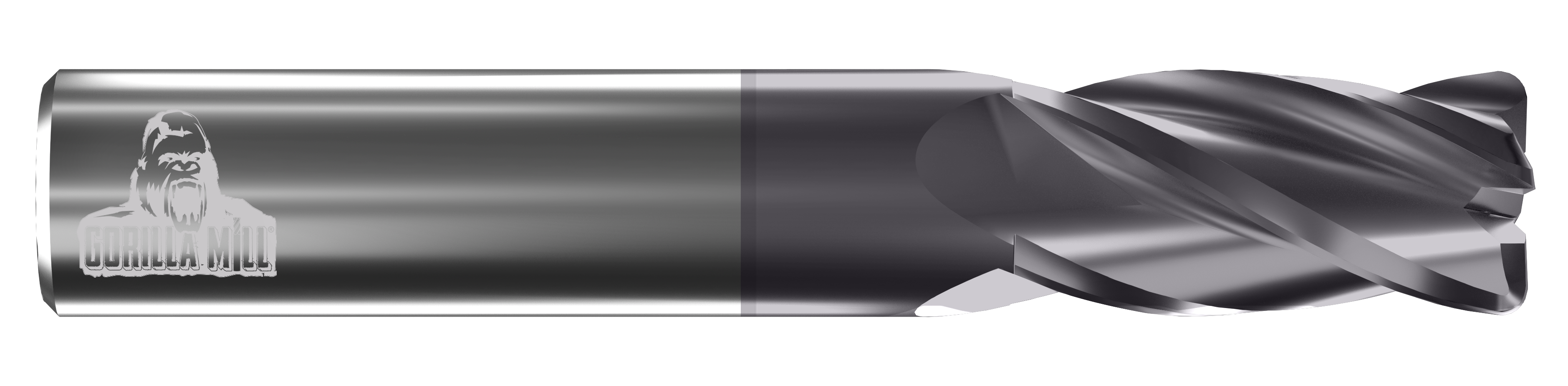 4.5mm Diameter 4 Flute Single TiALN Carbide End Mill, 16mmLength 4.5mm Diameter 4 Flute Single TiALN Carbide End Mill, 16mmLength
